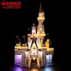 LEGO 71040, Castle Building, street view, game lights, building blocks, toysEGPA