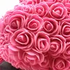PE plastic kunstmatige decoratieve bloemen beer 16 kleuren schuim rose bloem teddy valentines dag gift verjaardagsfeestje lente decoratie opp pakket