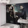 Papel tapiz 3d de personaje, Mural de Piano guapo y chica Sexy, decoración moderna para el hogar, sala de estar, dormitorio, papel tapiz clásico