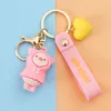 Cartoon Windbreaker Pig Key Rings Pendant Lovely Flying Duck Key Chain Female Bag Accessories