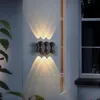 Lampade da parete Nordic 4W 6W 8W LED Luce esterna impermeabile interna per bagno di casa/portico/riparo da giardino AC85-260V