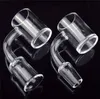 10mm 14mm 18mm Quartz Nail Accessories 25mm XL Banger Domeless Nails 45 90 Degree For Glass Water Bongs Dab Rigs