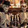 Full Life Size Halloween Poseable Decoration Party Prop New Halloween Skeleton Holiday DIY Decorations