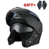 خوذات الدراجات النارية 2021 عدسة Dual Visor Flip Up Motocross Racing Casco Moto Modular Carbon Helment Helm Safe Motorbike34669582507938