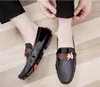 Hohe Qualität Flachs Atmungsaktive Farbe Slip Männer Fahren Schuhe Größe 39-48 Wohnungen Lace-Up Männer Erbsen Schuh britischen Turnschuhe
