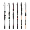 Boat Fishing Rods Lure Rod 1.8M 2.1M 2.4M 2.7M Carbon Fiber Cork Wood Handle Spinning Pole Tackle