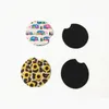 16-styles Home Neopreen Auto Cup Mat Contrast Mok Coaster Bloem Theekopje Regenboog Kleuren Pad Decor Accessoires