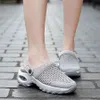المرأة شبكة أحذية الهواء وسادة السيدات الأحذية منصة أحذية رياضية المشي الرياضية صندل مريح عارضة تنفس الأوتاد النعال أحذية