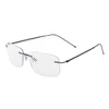 Ultralekkie progresywne wieloogniskowe okulary do czytania Inteligentne okulary do czytania Unisex Rimless A69F Okulary przeciwsłoneczne