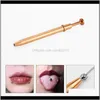 Microblading 4 Rebbi Bead Holder Pick Up Tool Jewelry Bead Grasping Tool Lega d'oro Strumento per piercing al tatuaggio ad alta precisione in lega d'oro 0558 N Rcp0K