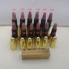 Matt läppstift Luster Lipsticks Frost Sexig 3G No846 Söt lukt med engelska namn 12 olika färger vattentät3664415