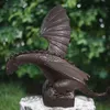 Attrezzature per l'irrigazione Fontana d'acqua da giardino creativa Spray Drago Respirazione d'acqua Modello Statua in resina di alta qualità per esterni