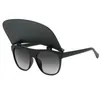 패션 플립 선글라스 남성 여성 브랜드 디자인 해변 레저 선샤드 태양 안경 UV400 렌즈 고품질