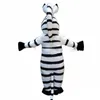 Factory Hot New Madagaskar Zebra Marty Mascot Kostym Tecknad Party Dess Vuxen Storlek