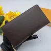 M62581 Zippy Organizer Wallet Men Long Wallets Classic Lederen Portemonnees voor Outdoor Coin Bag Fashion Women Clutches Purse with Box1