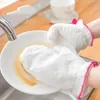 Gants de lavage de vaisselle à l'huile antiadhésifs Brosse de nettoyage de cuisine Bol Gant imperméable à l'eau résistant T2I52836 de ménage chauffé