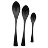 Dinnerware Sets High Quality Black Cutlery Set Matte Steak Knife Fork Coffee Spoon Flatware Stainless Steel Kitchen Tableware SetDinnerware