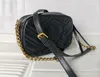 Women Top quality shoulder gold chain crossbody bag handbags famous purse female leather message cross body bags zzz22