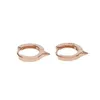 Hoop Huggie Sterling Silver 4 Colors Minimal Simple Earring Flat No Stone Circle Stunning Cute Young Girl Jewelry Gift5466328