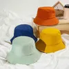 여성 파나마 양동이 모자 여성 야외 접이식 모자 여름 썬 스크린 코튼 낚시 사냥 모자 캐주얼 모자 sunbonnet 키즈 Y220301