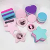 Star / Heart / Round / Rechthoekige Vorm Washes Boxen Lege Cases met Lash Tray Aangepaste Private Logo Verpakking voor Strip Mink Eyelashes 10pcs A Party Make-up Tools