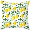 Pillow Cover Home Decor Yellow Fruit Plant Bicycle Printed Cushion Covers Body Pillowcase Decorative Sofa Throw Pillows Cushion/Decora Cushi