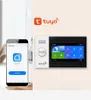 GauTone PG107 4,3-Zoll-Sicherheits-WLAN-GSM-Alarmsystem für zu Hause, unterstützt Tuya-APP-Anruf/SMS-Fernsteuerung