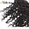 13x4 Deep Wave HD Lace Frontal Closure Virgin Hair Ear To Ear Frontal with Baby Hair Brazilian Peruvian Indian Bleached Knots Bell2042257