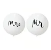 Fêtes M. Mme Ballon Grand 36 pouces Rond Ballons En Latex Saint Valentin Mariage Bachelorette Partie Décor Fournitures SN3360