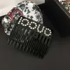 Hochwertige Kristall -G -Buchstaben Designer Frauen Haarklemme Haare Kamm klassische Mädchen Barrettes Accessoires Schmuck Schmuck