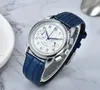 2021 montres de luxe pour hommes de haute qualité Série à cinq points Tous les cadrans fonctionnent Montre à quartz pour hommes Top marque Ceinture en cuir horloge chronograp2963