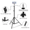 Tripods 1.1m/1.6m/2.1m Graphy Stan Tripod With 1/4 Screw Softbox The Light Stand Is Suitable For Studio Mobile Live Broadcast Fill Loga22