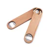 Wood Handle Bottle Openers Bar Blade Stainless Steel Beer Opener ZZA3315