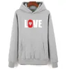 Love Hoodies Men Women Sweatshirts Lovers Hoodie Kids And Adult Family Parent-child Outfit Hoody Loves Autumn Winter Hooded Tops 210927