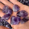 Irregular Natural Purple Color Crystal Stone Gemstones For Handmade Pendant Necklaces Keychains Jewelry Making Fashion Accessories