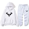 2021Men's hoodie tracksuit men Nadal Natto Bull sportswear pullover sweater + sweatpants jogging pullover men 2XL sport suit for H1108