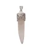 Натуральное каменное подвесное ожерелье Скважие жемчужины камни украшения ювелирные украшения и ожерелья кристаллов волков для женщин ожерелья