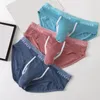 Underpants Male Underwear Unique Hollow Out Elephant Nose Men Panties Patchwork Slim Briefs