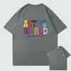 Men's Tees Mocha Shirts Travss Sneaker Travisscott Designer Hip-Hop Shirt Match Sail Astroworld Shirt 100% Cotton Graphic Scotts T Shirt Men's T Shirt Scotts 371