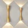 Topoch Creative Wall Lamp Interieur Decoratie Lange Horn Up and Down LED SCONCE Licht 24/35cm 2x5W 100-240V Buitenwandringverlichting Waterdichte IP65