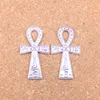 38st Antik Silver Bronze Plated Egyptian Ankh Life Symbol Charms Pendant DIY Halsband Armband Bangle Fynd 39 * 21mm