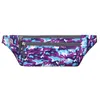 Utomhusväskor Unisex Camouflage Print Waist Pack Sportfickor Vattentät Löpande Gymväska Kvinnor Män Multi-Function Fanny Bum