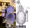 Nargile ananas bongs duman boru dab teçhizatlar su bong sigara borular tasarımı 7.8 inç yükseklik 14.4mm quartz banger veya slayt kasesi ile eklem