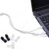 Kabel Organizer Clips Kabelhantering Desktop Workstation ABS Wire Manager Cord Holder USB Laddning Data Linje Bobbin Winder Daf394