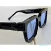 Официальные новейшие цветные моды солнцезащитные очки Миллионер квадратная рамка высочайшего качества непрерывный ретро декоративные очки с коробкой