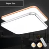 Plafoniere Quadrate LED 12W/24W/36W/48W Lampada con telecomando per soggiorno Camera da letto Decorazioni per la cucina Luce di pannello moderna