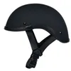 Motorcykelhjälmar Vintage Jet Helmet Retro Scooter Half Open Face Moto Casco Dot For Chopper Bikes8701362