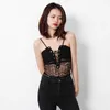 Sex Lace Bandage Jumpsuit Women Rompers Playsuit Spaghetti Riem Bacless Bodycon Overalls High Street Fashion Skinny Bodysuit 210608