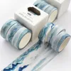 3 stks / set Van Gogh Washi Tape Starry Sky Ocean Wave Adhesive DIY Scrapbooking Planner Sticker Masking Label 5M XBJK2105 2016