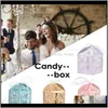 Wrap Event Festive Party Supplies Home Garden50pcs Candy Chocolate Valentines Day Wedding Gift Hollow Bird Paper Box Lägger till en speciell söt